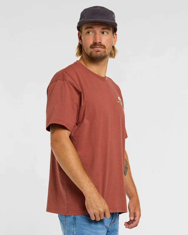T-Shirt DAHRCO RUST Short Sleeve Brown