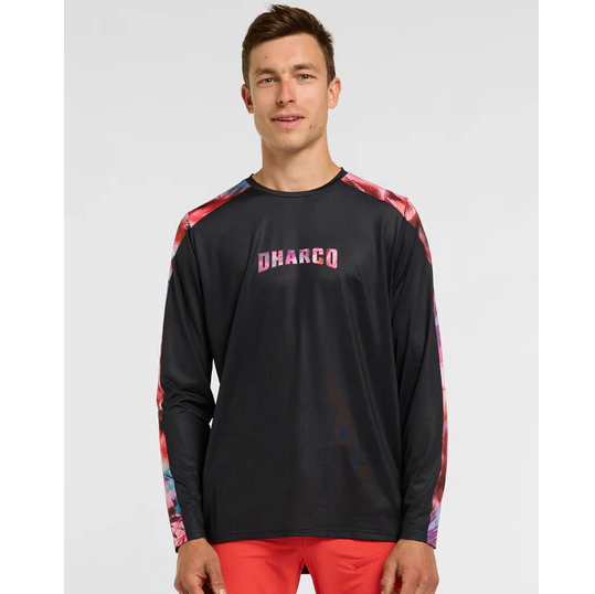 DHARCO RACE NEBULA Langærmet Jersey Sort