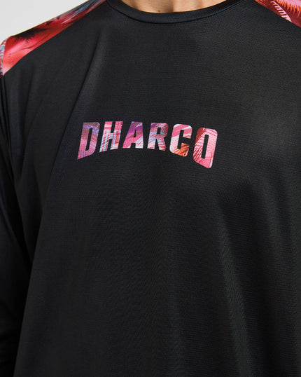 DHARCO RACE NEBULA Langærmet Jersey Sort
