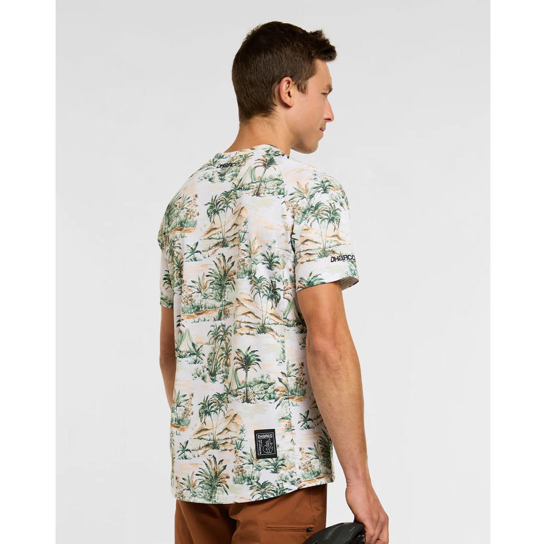 DHARCO LOST Kortærmet Jersey Beige/Grøn