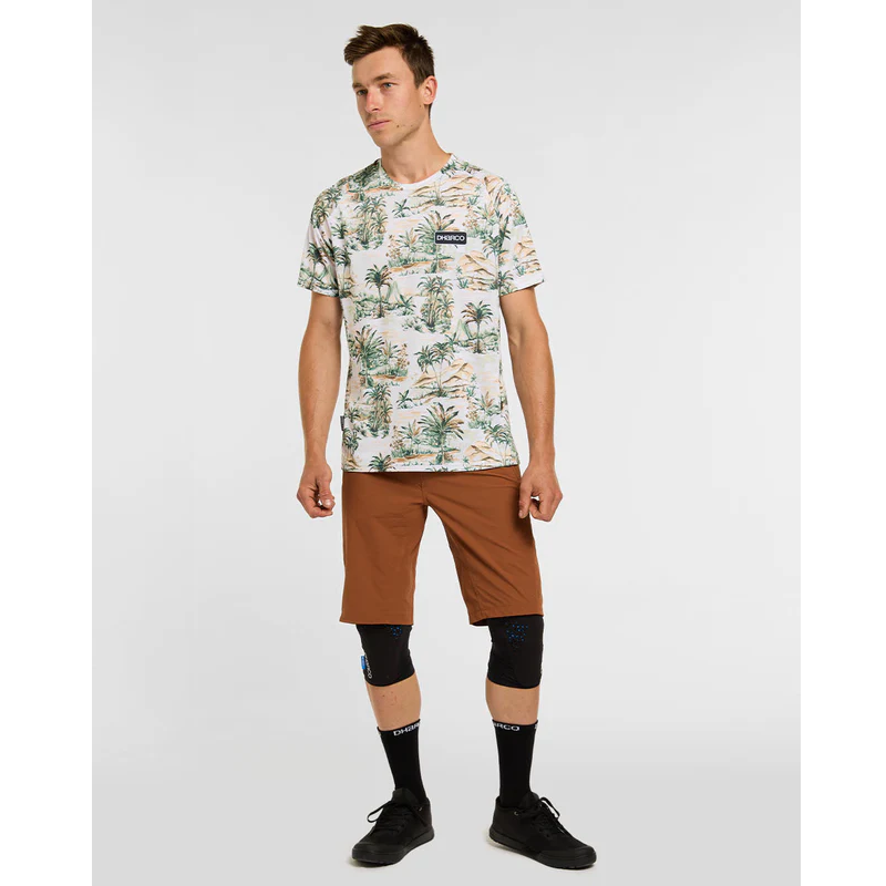 DHARCO LOST Kortærmet Jersey Beige/Grøn