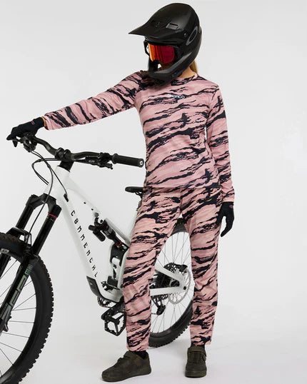 Women's DHARCO GRAVITY AMBUSH Long Sleeve Jersey Brown/Black