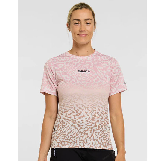 DHARCO PRISCILLA Women's Short Sleeve Jersey Beige/Rose