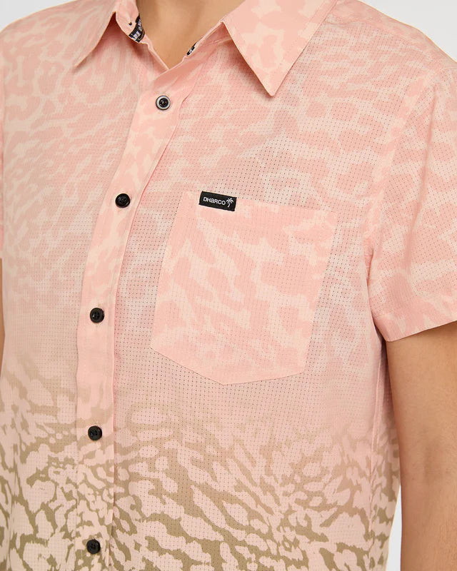 DHARCO TECH PARTY PRISCILLA kortærmet skjorte til kvinder Beige