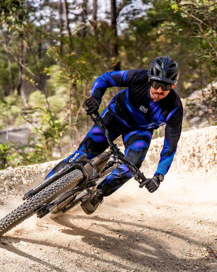 DHARCO RACE VORTEX Langærmet Jersey Sort/Lilla