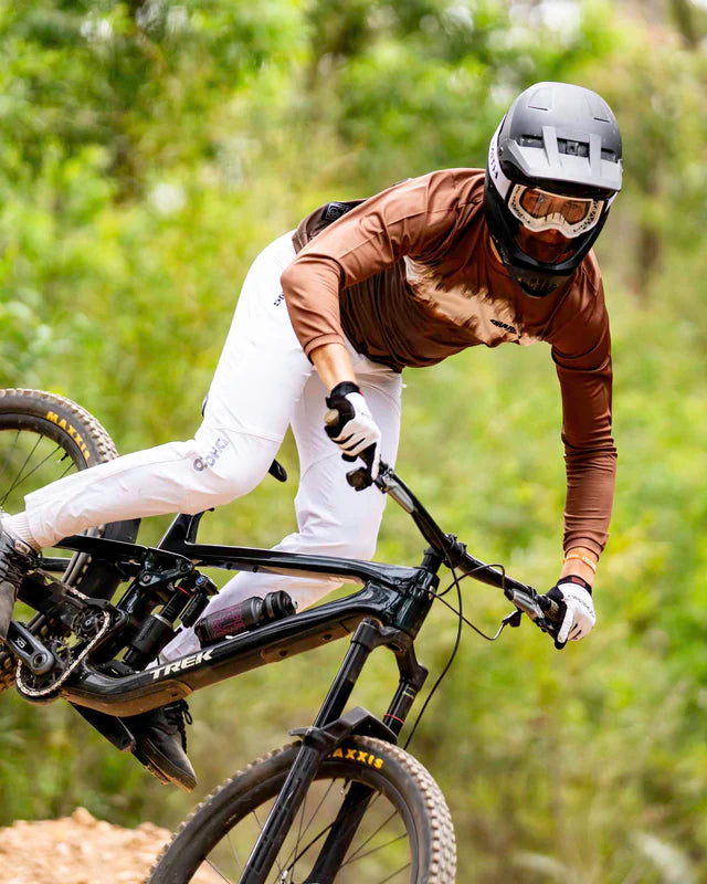 DHARCO GRAVITY DUNE Langærmet Jersey Brun