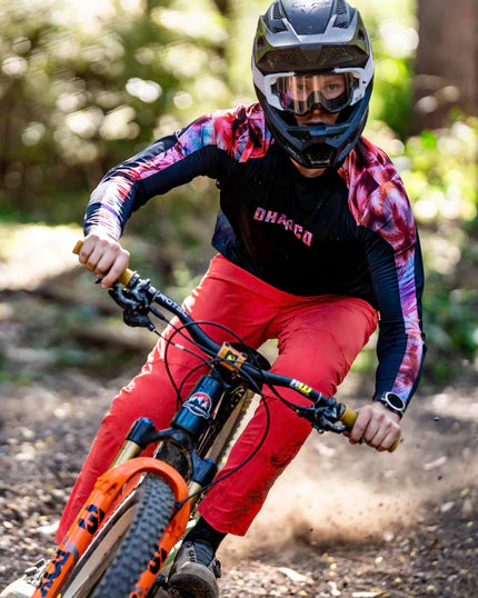 DHARCO RACE NEBULA Langærmet Jersey Sort