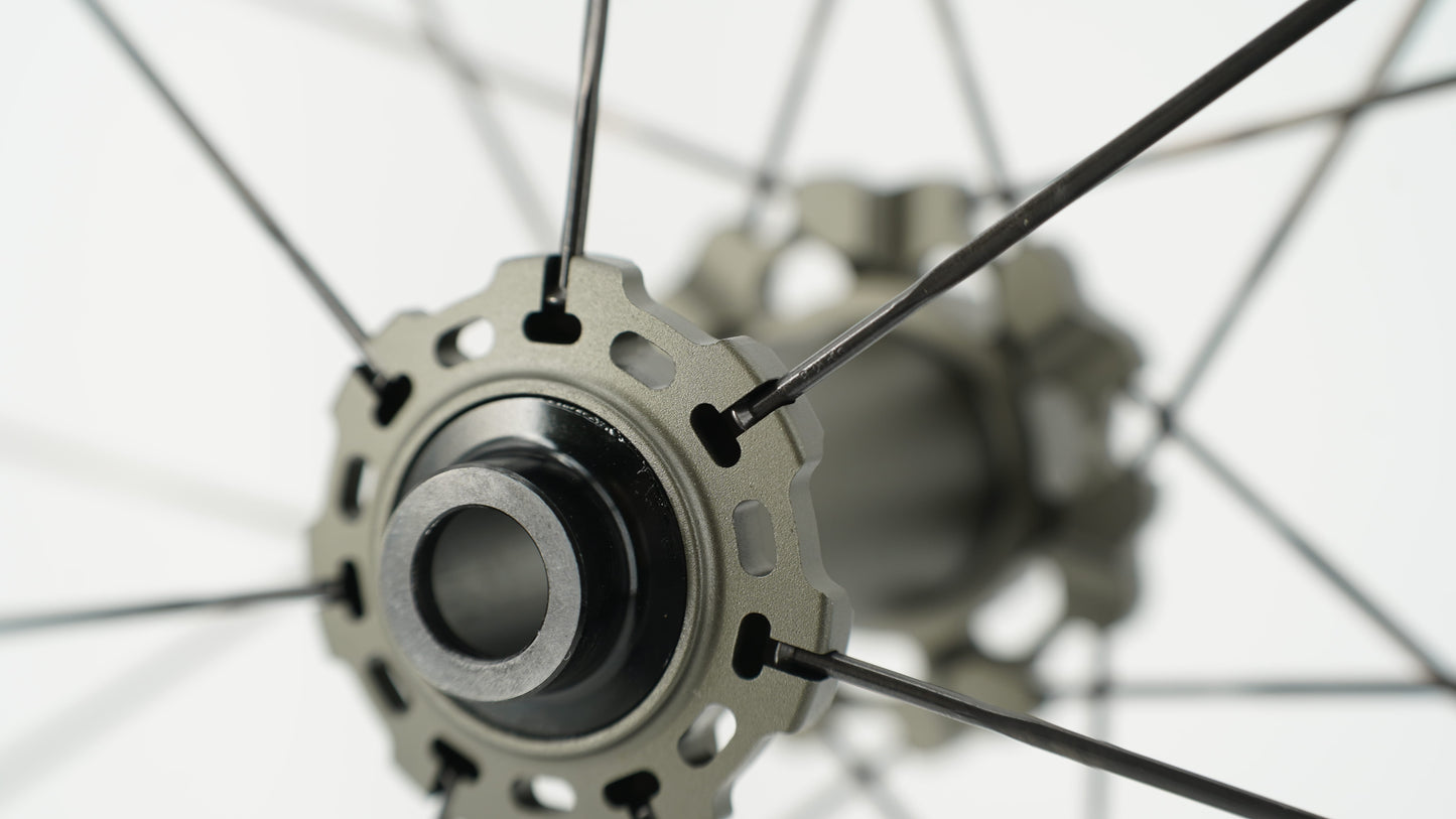 Par SCOM AERO 50-62 Tubeless Ready-hjul (Center Lock)