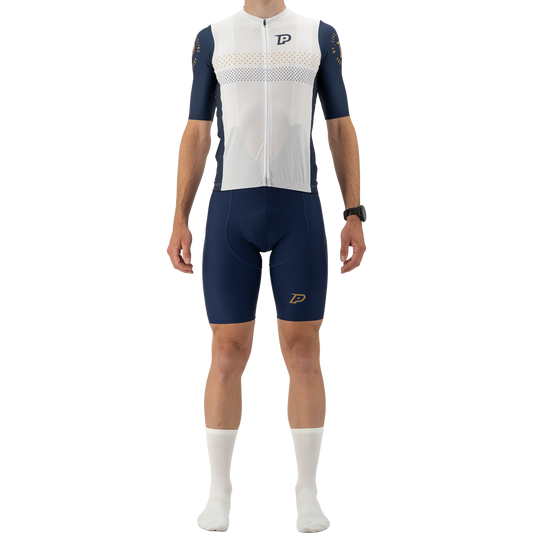 PROBIKESHOP Kortærmet trøje Navy/Hvid