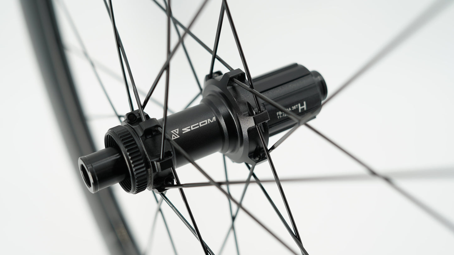 Par SCOM CORSA 45 Tubeless Ready-hjul (Center Lock)