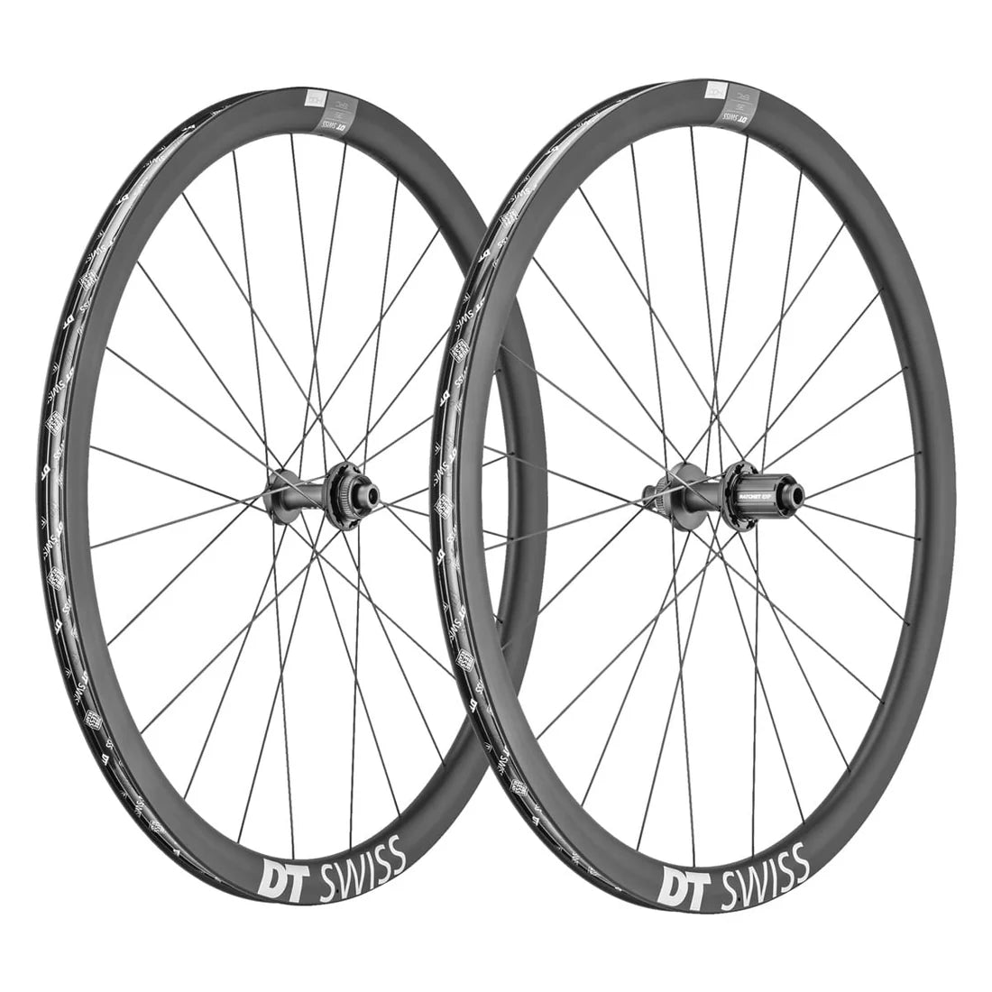 Par DT SWISS ERC 1400 DICUT 35 DISC Tubeless Ready-hjul (Center Lock)