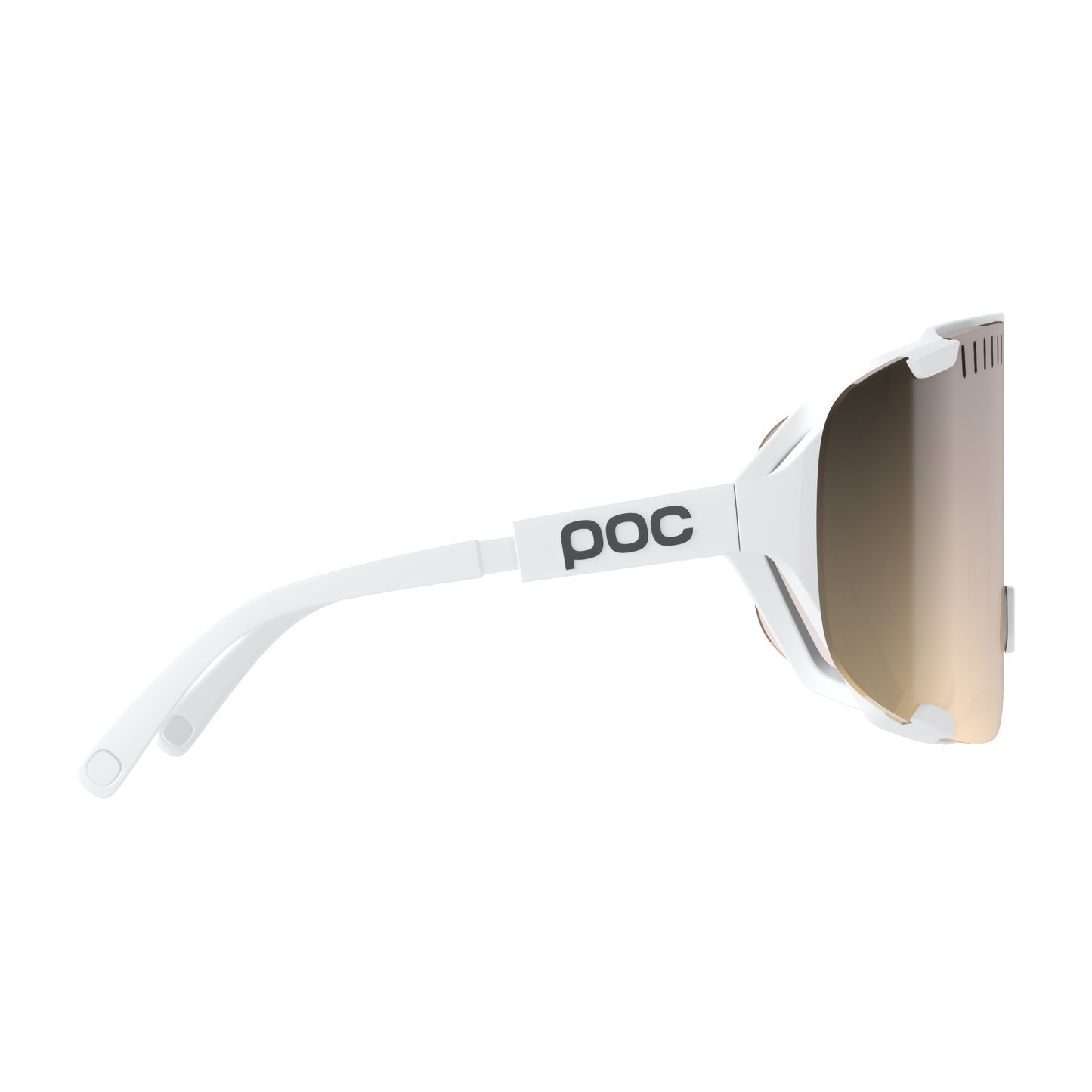 POC DEVOUR Goggles + White Clarity Trail Partly Sunny Silver Lens