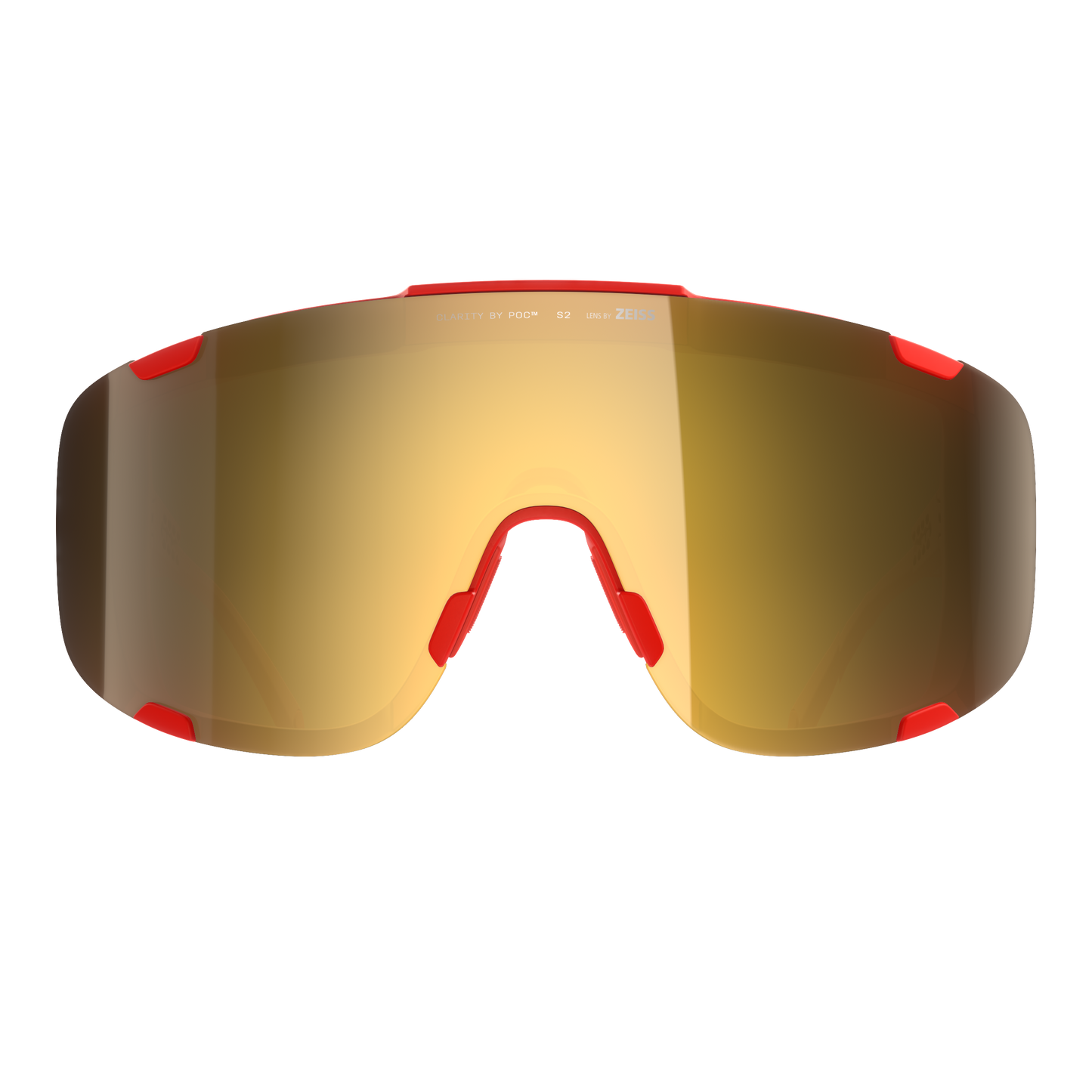 POC DEVOUR + Red Glasses Clarity Road Partly Sunny Gold