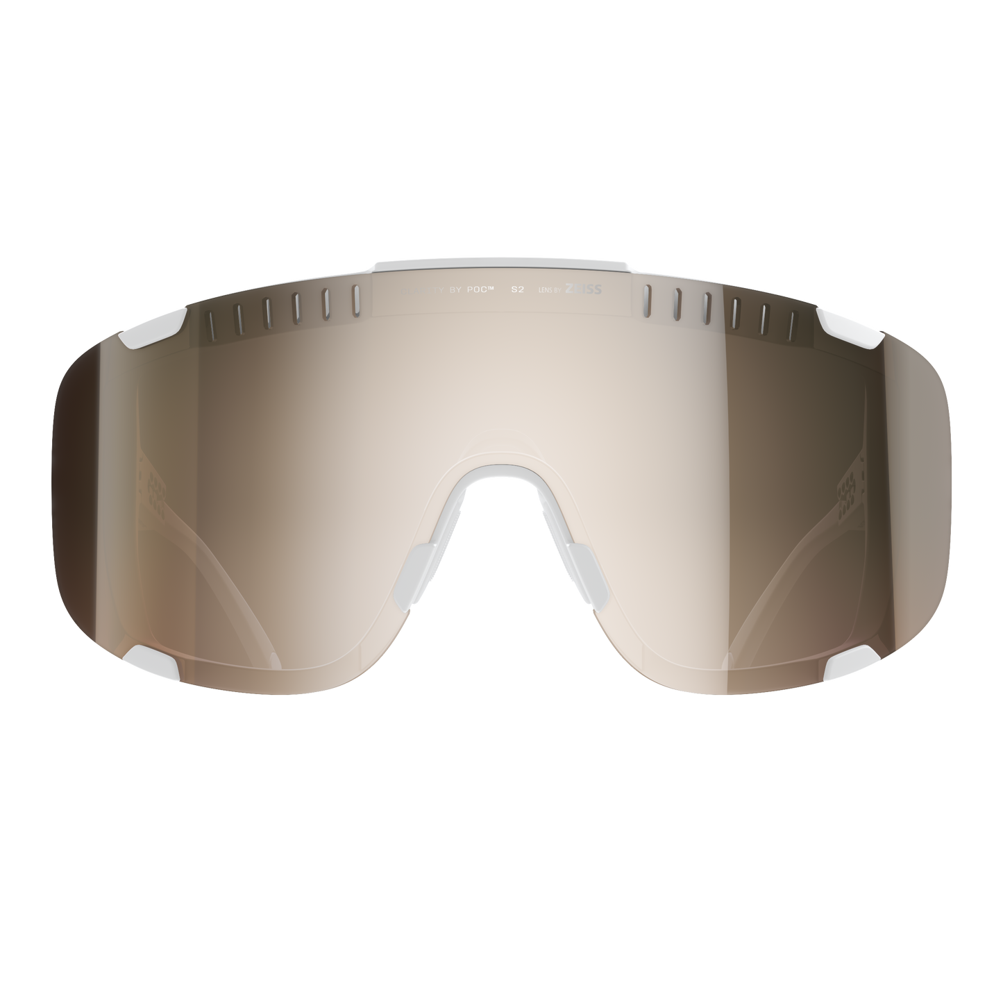 POC DEVOUR WF + Glasses White/Clarity Trail /Partly Sunny Silver