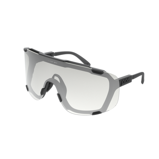 POC DEVOUR WF fotokromisk brille Gennemsigtig sort/klarhed fotokromisk/skiftelig grå