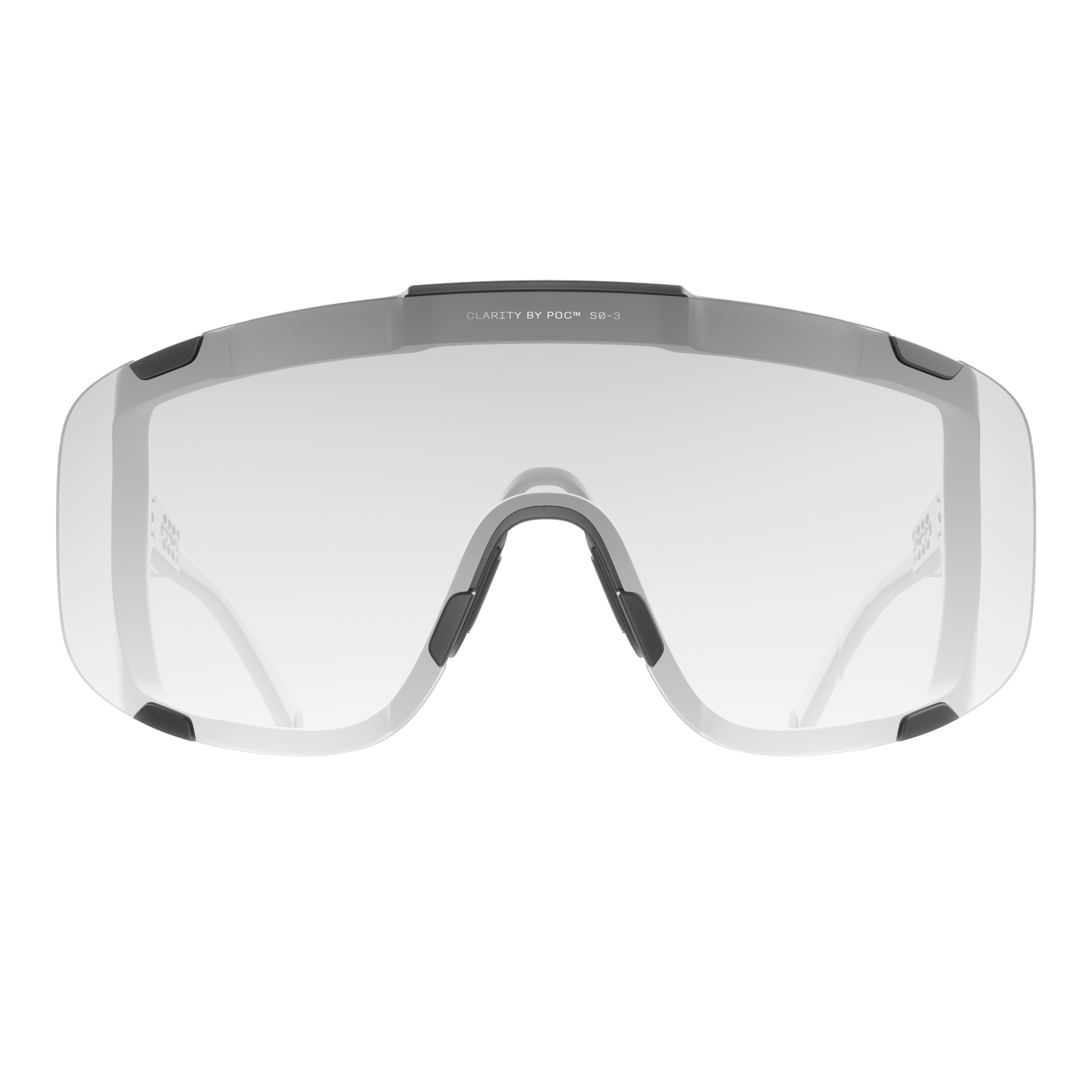 POC DEVOUR WF fotokromisk brille Gennemsigtig sort/klarhed fotokromisk/skiftelig grå