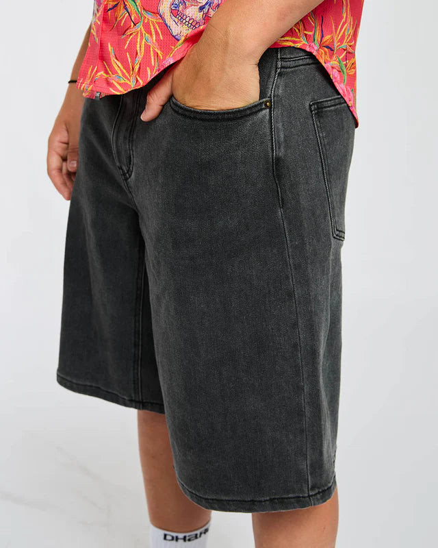 Shorts DHARCO JORT UNISEX COASTAL WASH Black