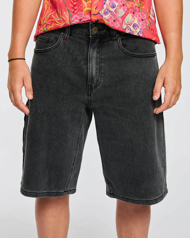 Shorts DHARCO JORT UNISEX COASTAL WASH Black