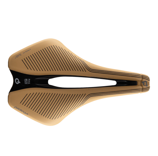 Saddle PROLOGO DIMENSION AGX SPACE SLIDE CONTROL Rails Tirox beige