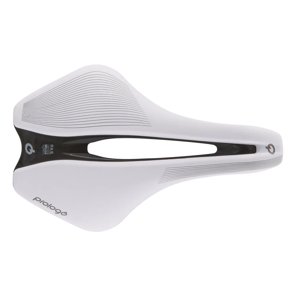Saddle PROLOGO DIMENSION R2 153mm Rails Nack White