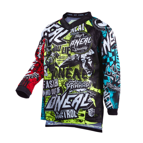 O'NEAL ELEMENT WILD Junior Langærmet Multi Jersey