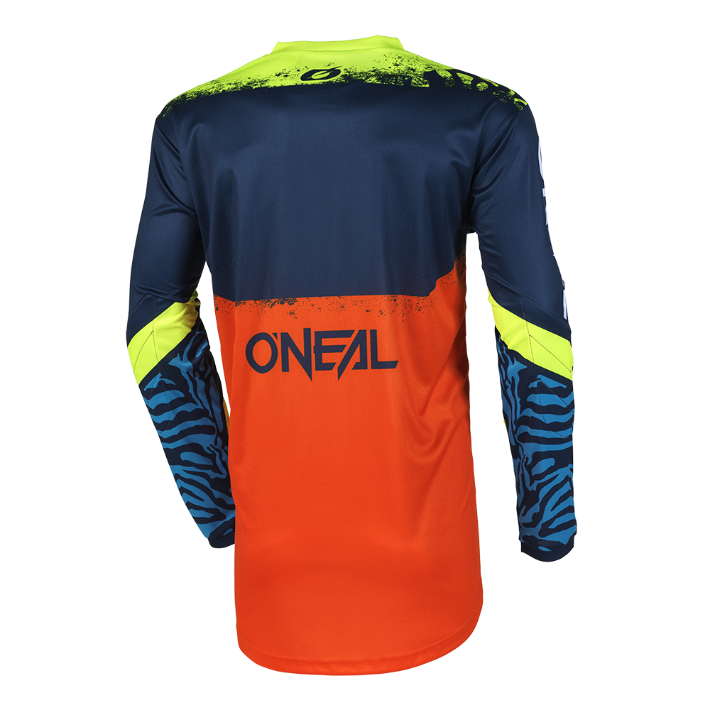 O'NEAL ELEMENT SHOCKER Junior Langærmet Jersey Blå/Orange