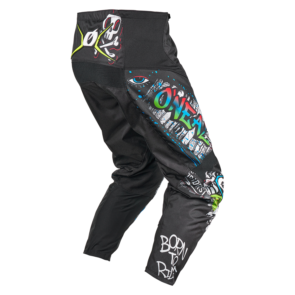 O'NEAL ELEMENT RANCID-bukser, sort/hvid