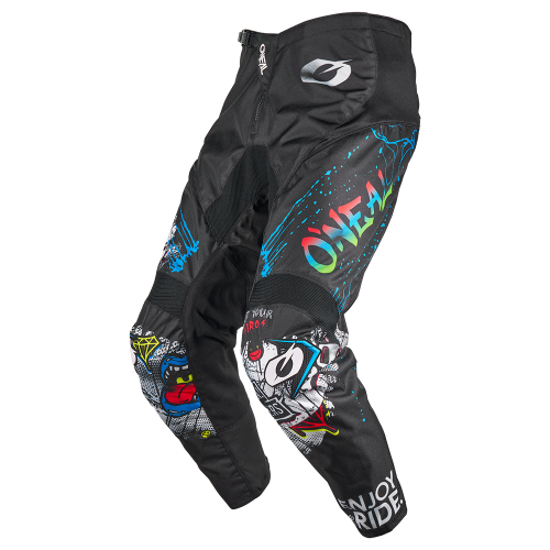 O'NEAL ELEMENT RANCID-bukser, sort/hvid