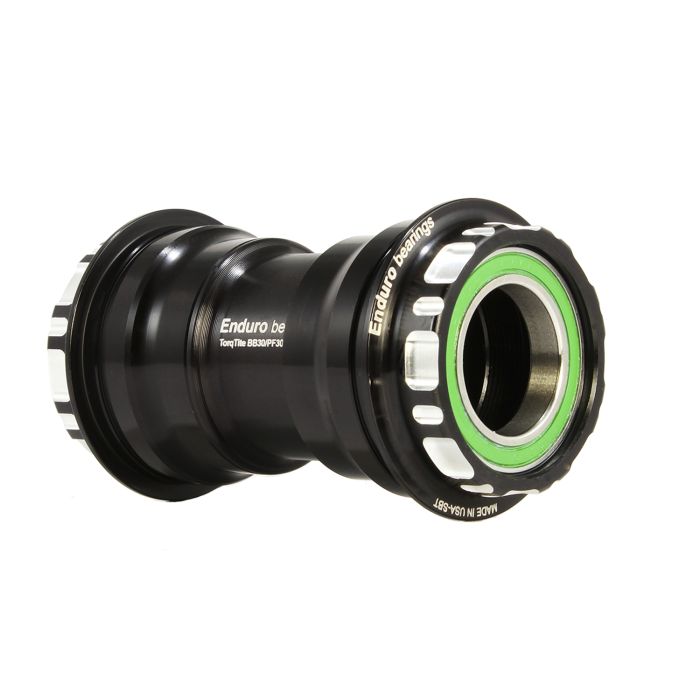 ENDURO BEARINGS TorqTite PF30 bundbeslag 24 mm aksel Lejer i rustfrit stål Sort