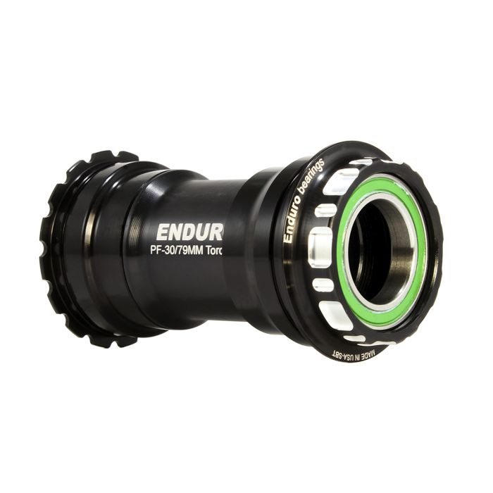 ENDURO BEARINGS TorqTite BBright bundbeslag 24 mm aksel rustfrit stål sort