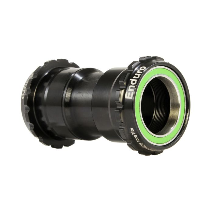 ENDURO BEARINGS TorqTite PF30 bundbeslag DUB-aksel Lejer i rustfrit stål Sort