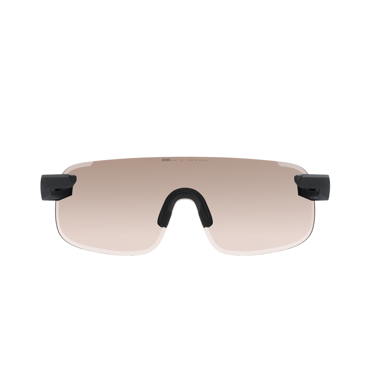 POC ELICIT Glasses Black Clarity Trail Partly Sunny Silver Lens