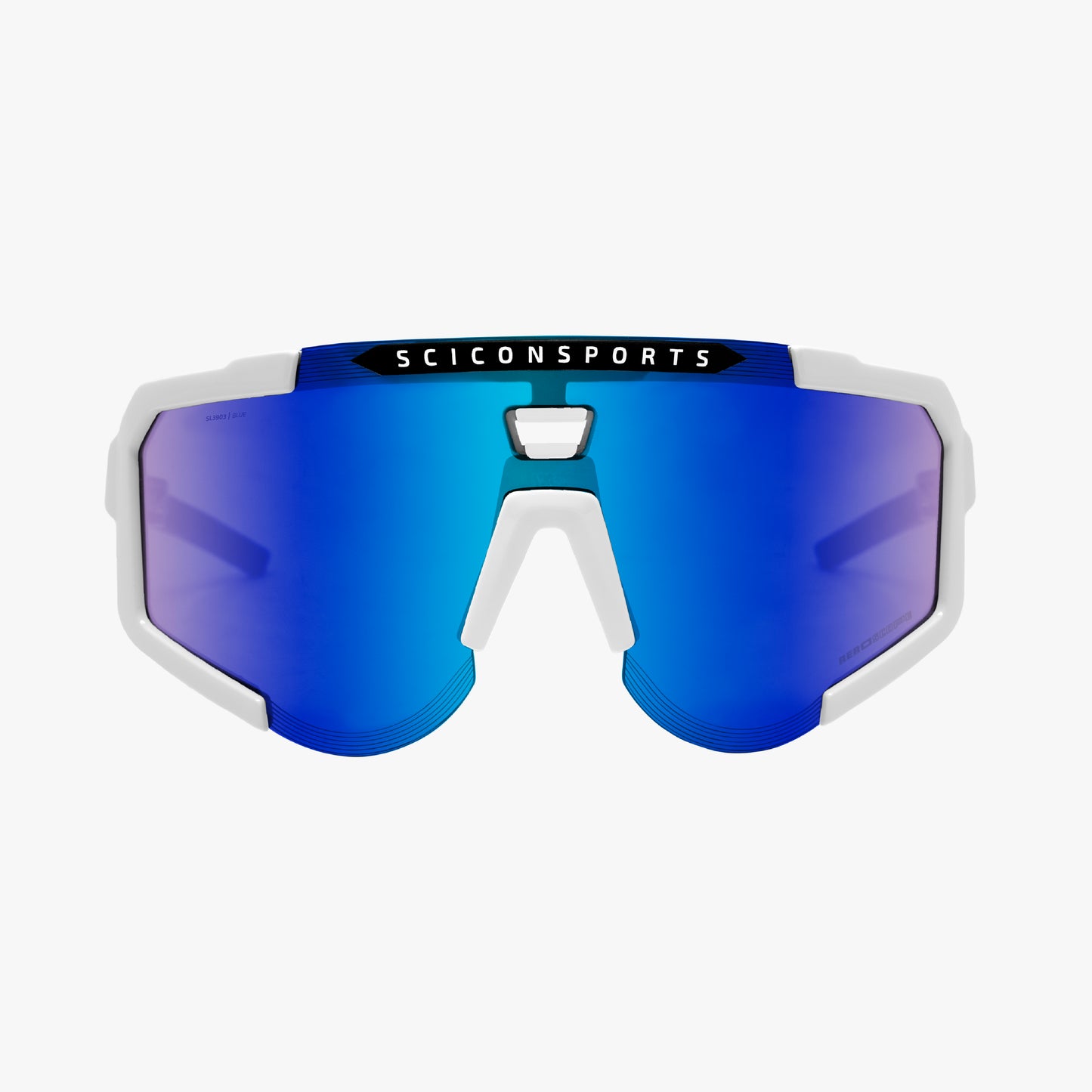 Briller SCICON AEROSCOPE White Multimirror Blue
