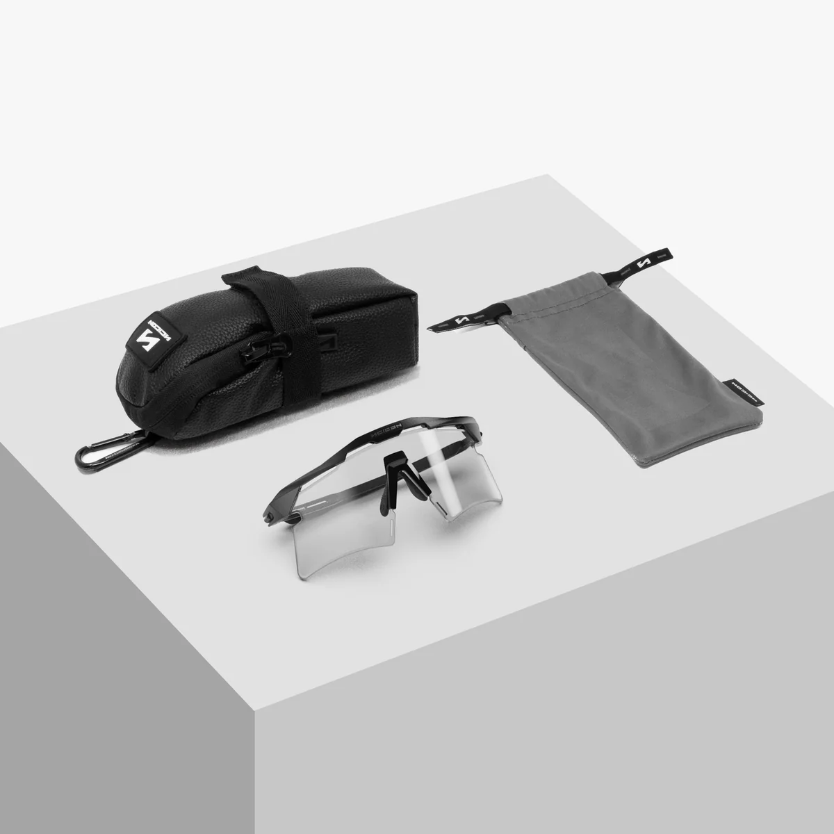 SCICON AEROSHADE 2.0 TITANIUM Hvid metalbrille Grå fotokromisk linse