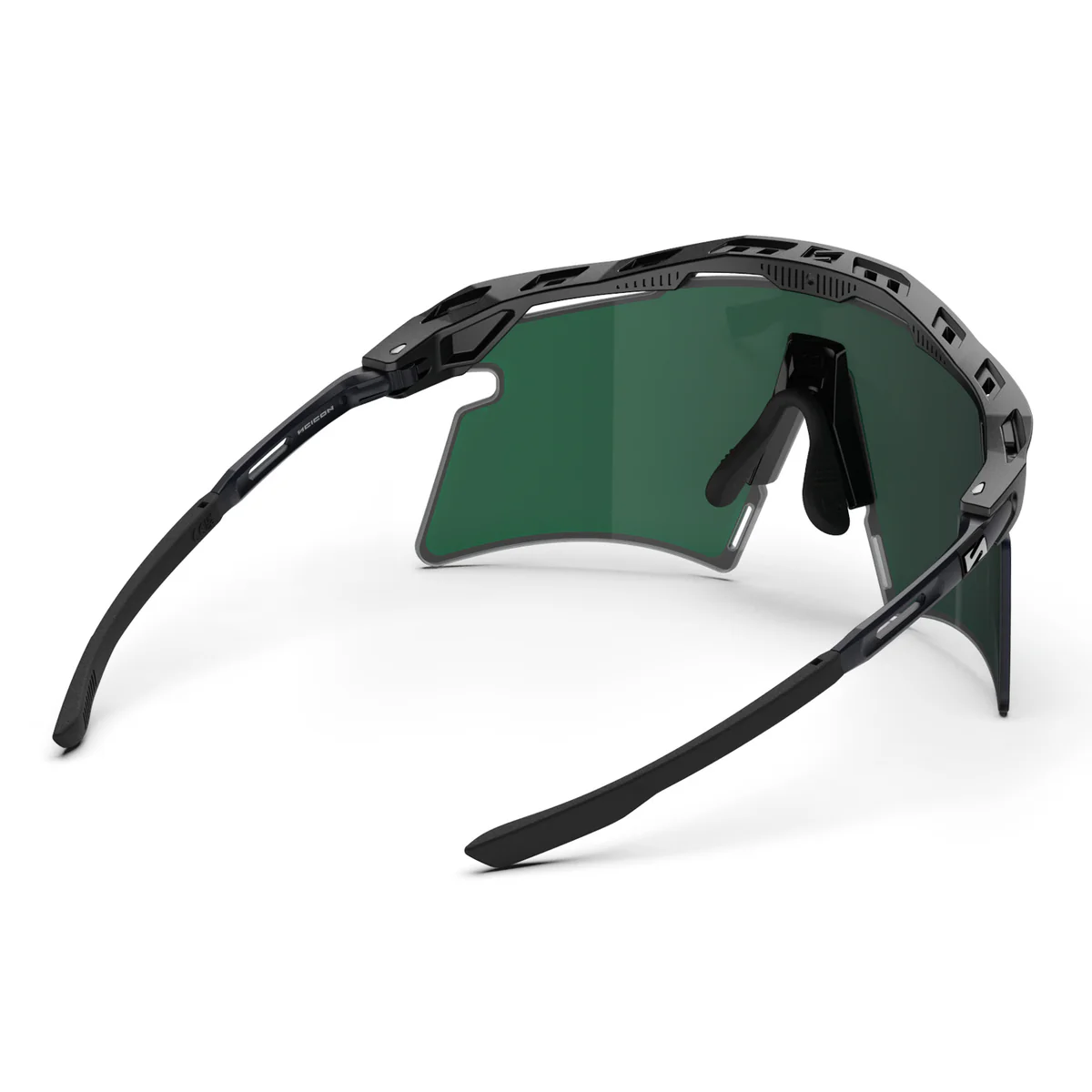 SCICON AEROSHADE 2.0 TITANIUM Briller Sort Matt Multimirror Linse Blå Grøn + Pink