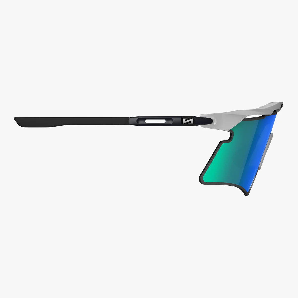 Solbriller SCICON AEROSHADE 2.0 TITANIUM White Metal Multimirror Lens Blue Green + Pink