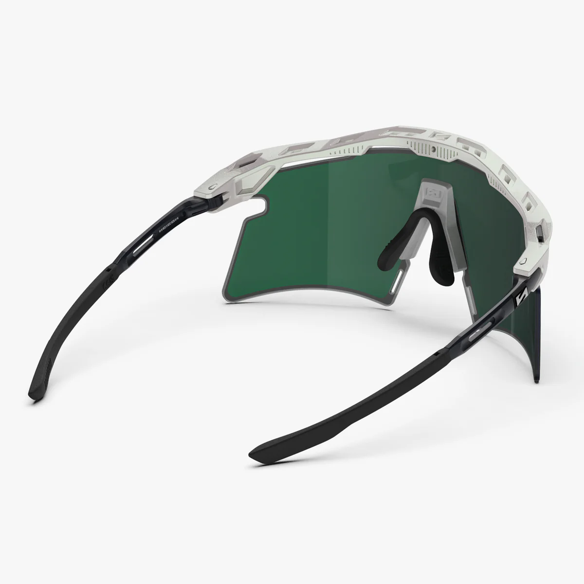Solbriller SCICON AEROSHADE 2.0 TITANIUM White Metal Multimirror Lens Blue Green + Pink
