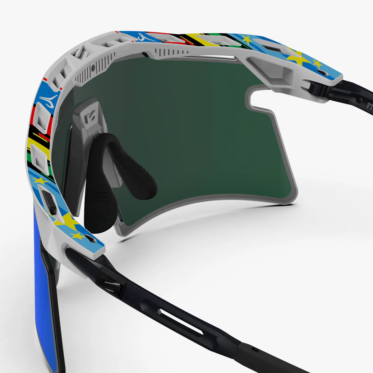 SCICON AEROSHADE 2.0 TITANIUM WC EUROPEAN CHAMPION Multimirror-linse blågrøn + pink