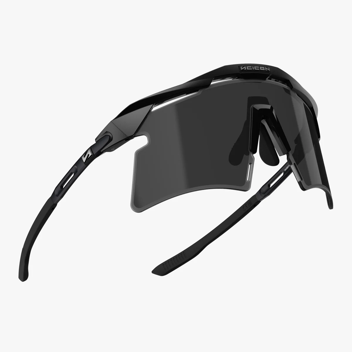 SCICON AEROSHADE 2.0 TITANIUM Black Matt Smoke Black + Pink Glasses