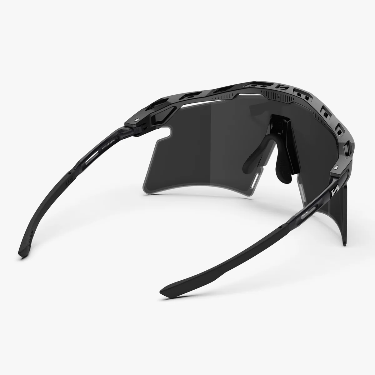 SCICON AEROSHADE 2.0 TITANIUM Black Matt Smoke Black + Pink Glasses