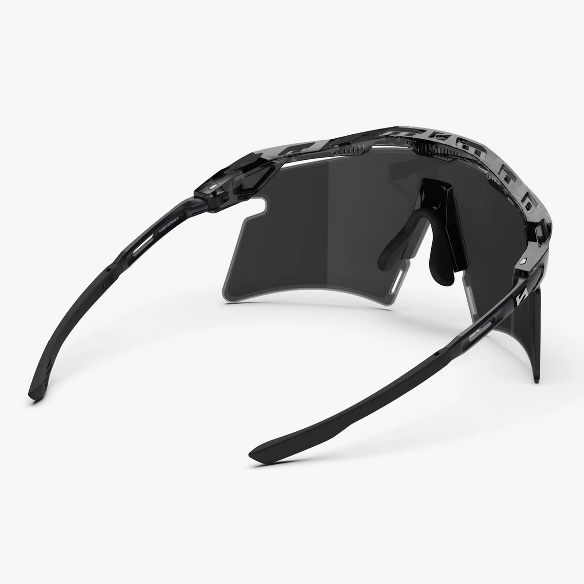 SCICON AEROSHADE 2.0 TITANIUM Black Crystal Gloss Glasses Smoke Black + Pink