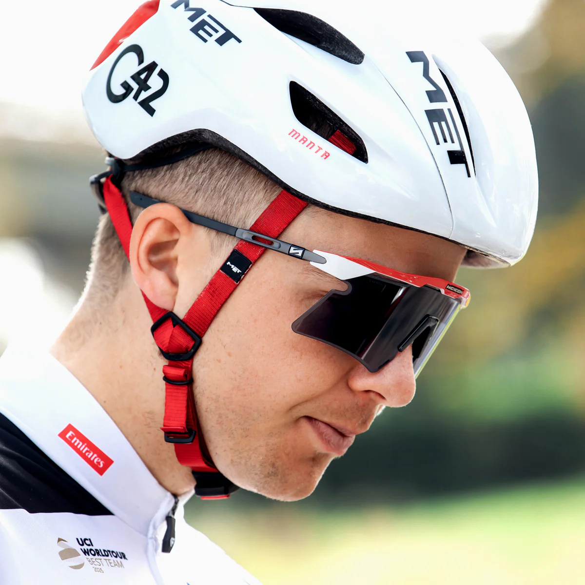 SCICON AEROSHADE 2.0 TITANIUM UAE EMIRATES Smoke Black + Pink Glasses