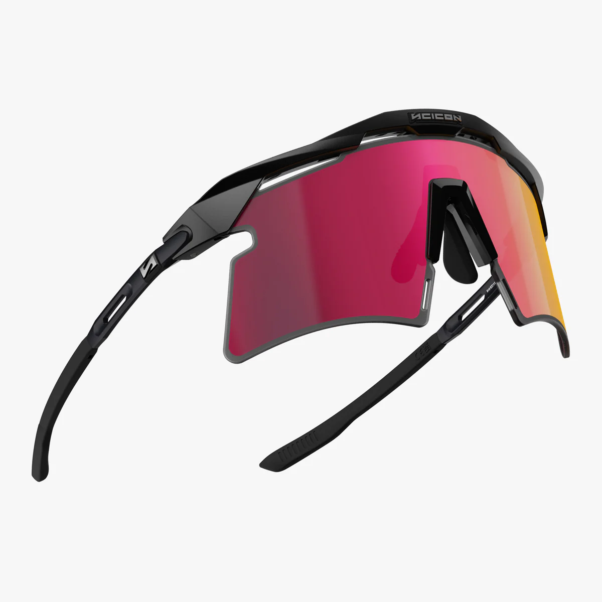SCICON AEROSHADE 2.0 TITANIUM Black Matt Multimirror Sunburts + Pink Goggles