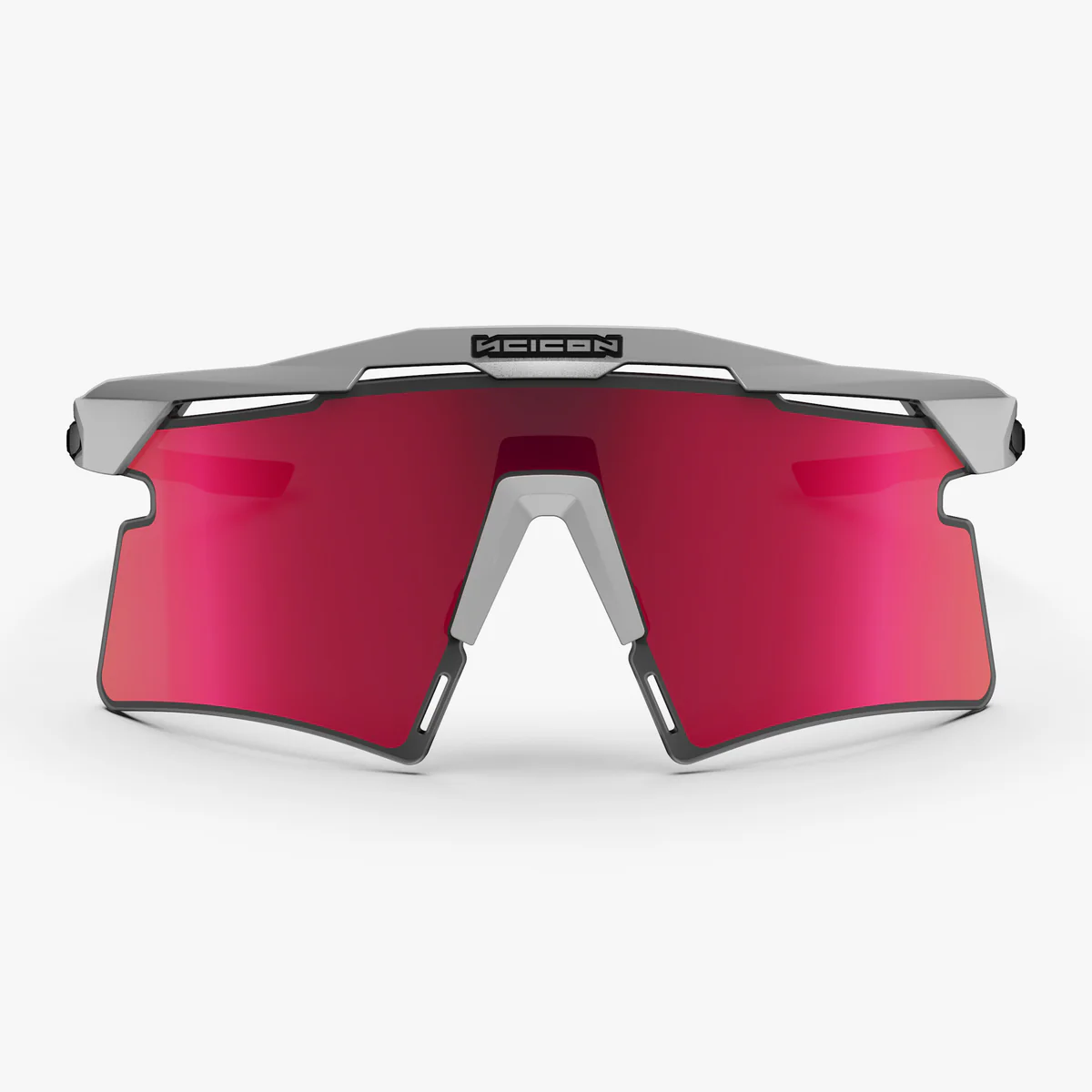 SCICON AEROSHADE 2.0 TITANIUM White Metal Multimirror Sunburts + Pink Glasses