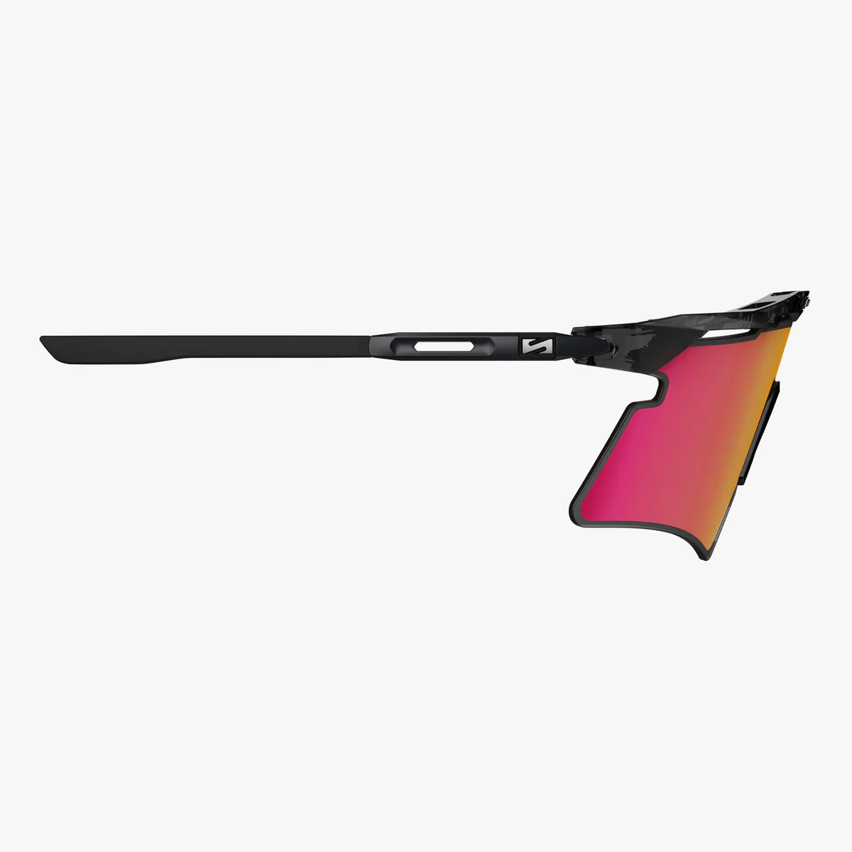 SCICON AEROSHADE 2.0 TITANIUM Black Crystal Gloss Multimirror Sunburts + Pink Glasses