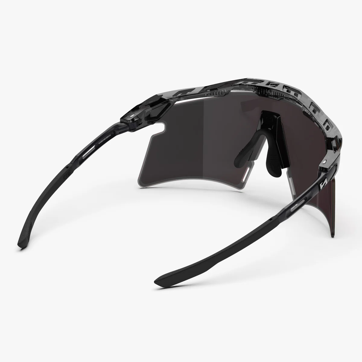 SCICON AEROSHADE 2.0 TITANIUM Black Crystal Gloss Multimirror Sunburts + Pink Glasses