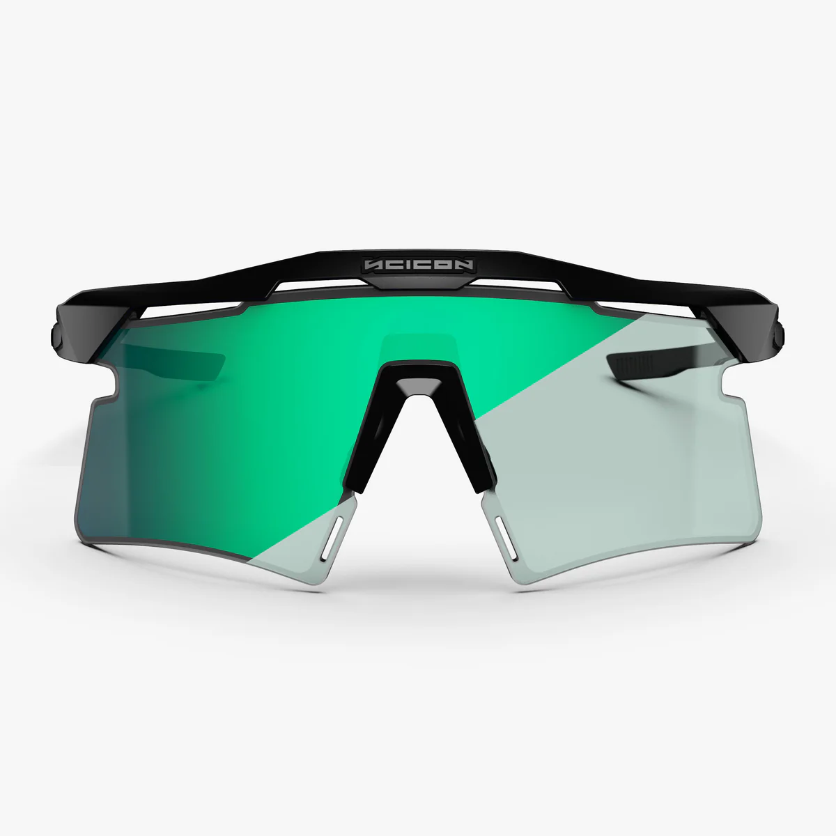 SCICON AEROSHADE 2.0 TITANIUM Glasses Black Matt Blue Green Photochromic Lens