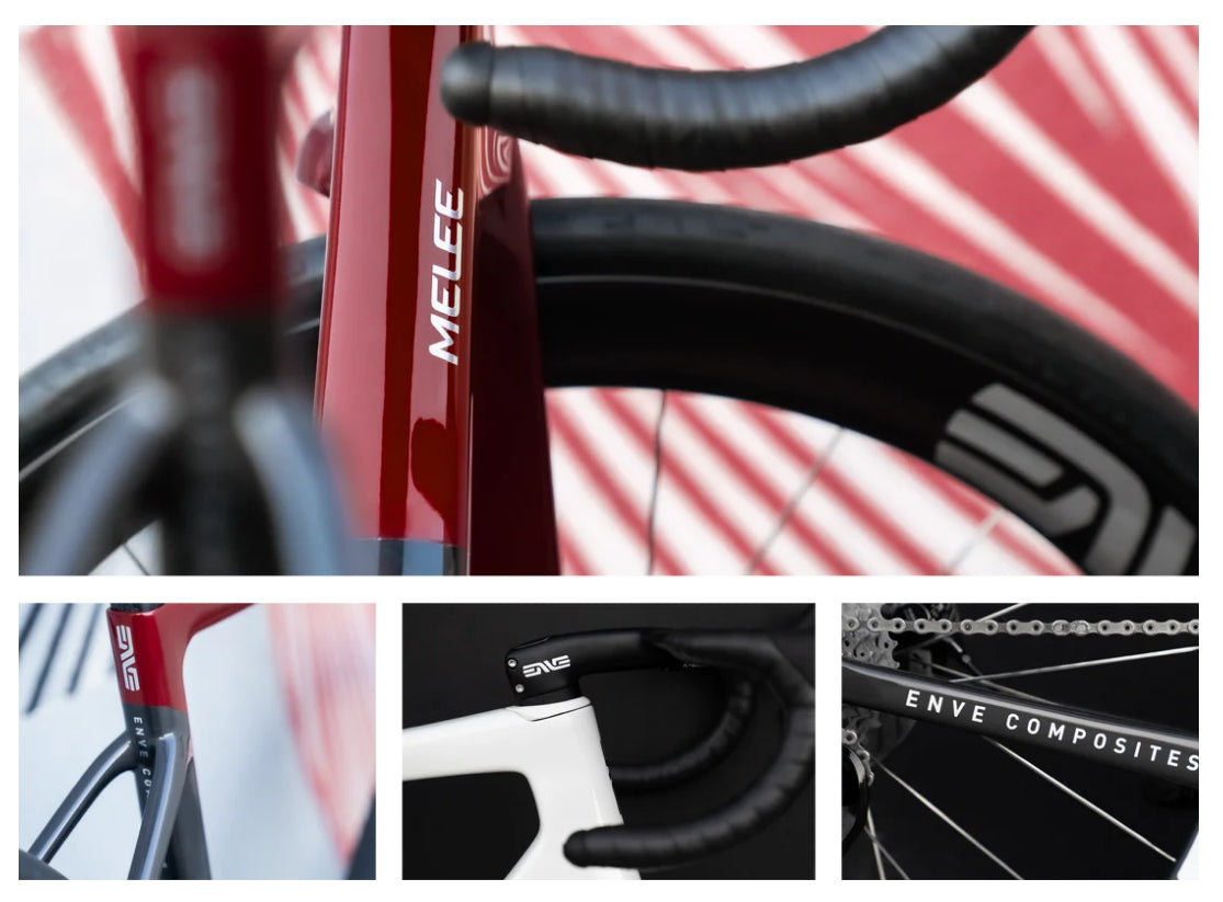 ENVE MELEE Glossy Red Frame Kit