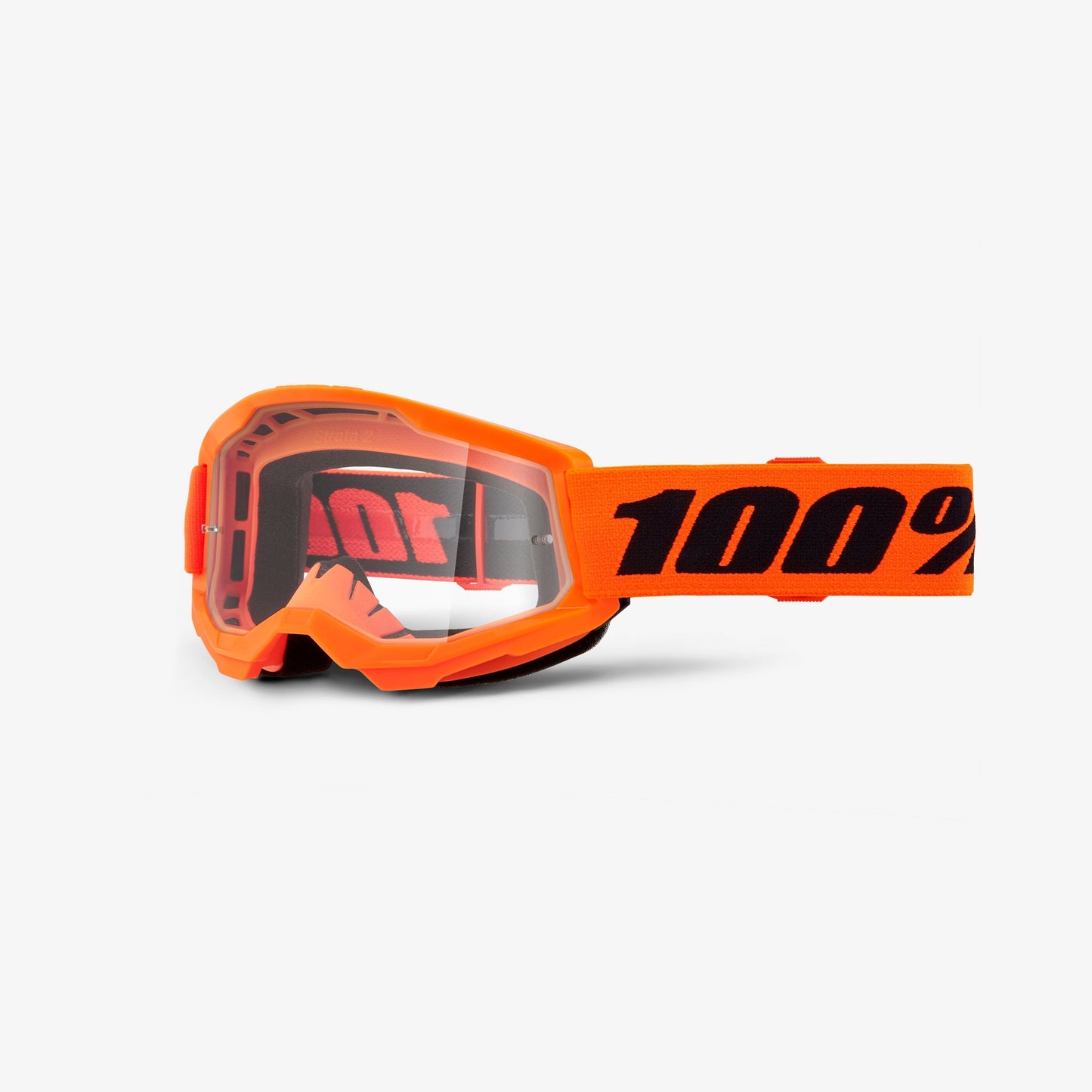 Maske 100% STRATA 2 JUNIOR Orange Klar skærm
