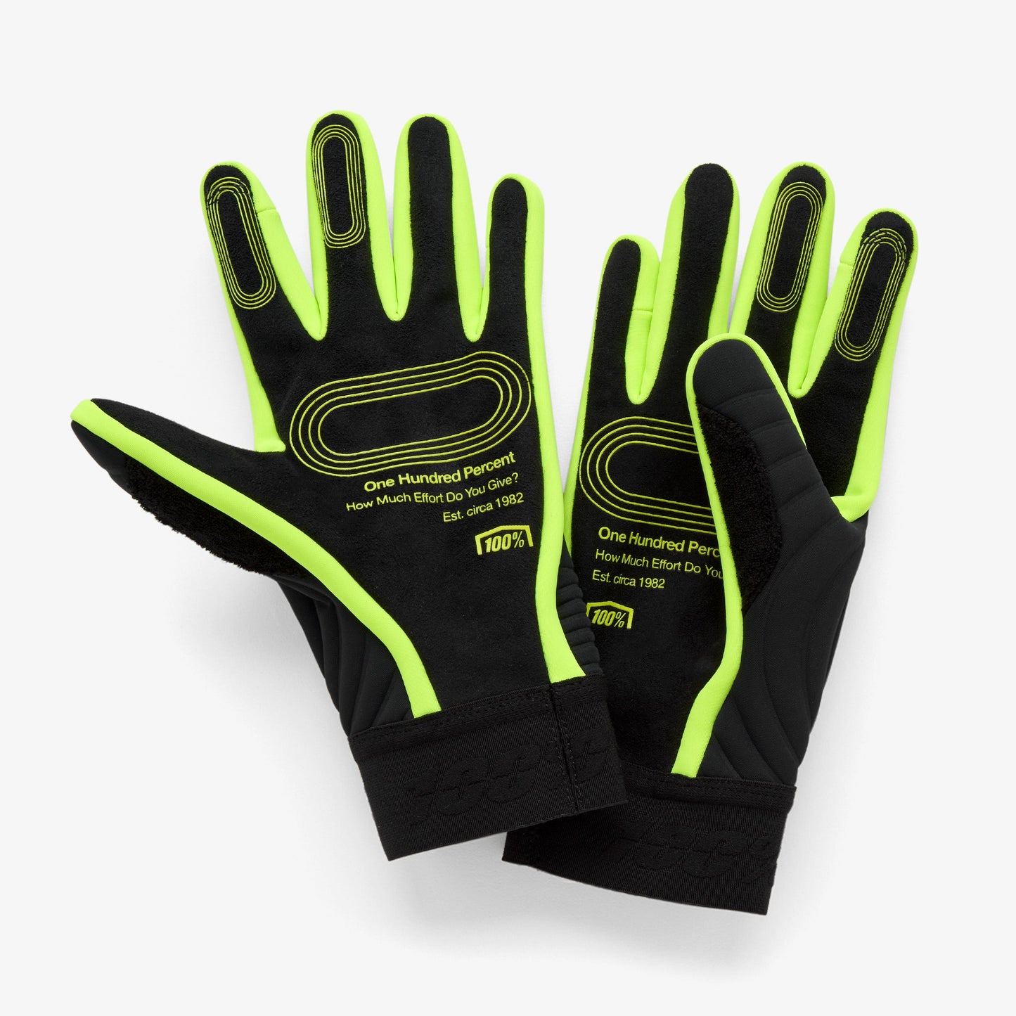 Handsker 100% BRISKER XTREME Sort/Gul